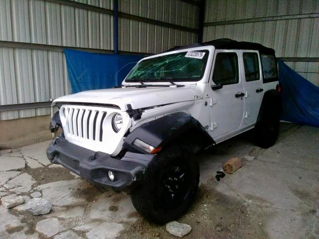 1C4HJXDG5JW155092 - 2018 JEEP WRANGLER U WHITE photo 2