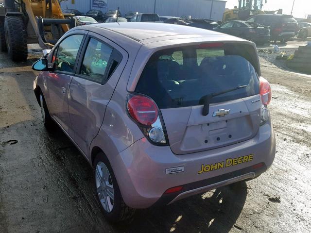 KL8CD6S93DC564075 - 2013 CHEVROLET SPARK 1LT PURPLE photo 3