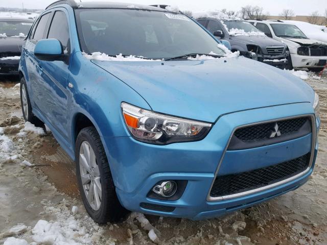 JA4AR4AU5CZ006258 - 2012 MITSUBISHI OUTLANDER BLUE photo 1