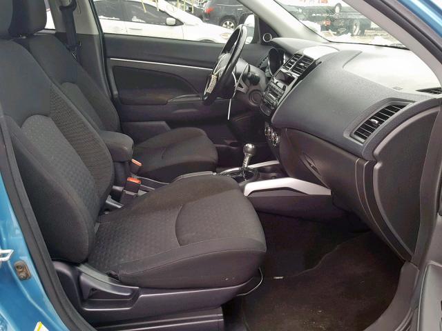 JA4AR4AU5CZ006258 - 2012 MITSUBISHI OUTLANDER BLUE photo 5