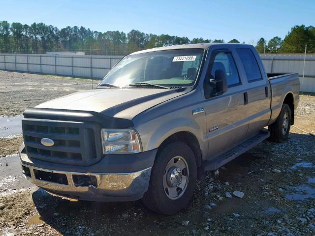 1FTSW20P87EA29341 - 2007 FORD F250 SUPER BROWN photo 2