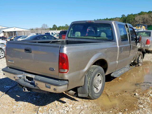 1FTSW20P87EA29341 - 2007 FORD F250 SUPER BROWN photo 4