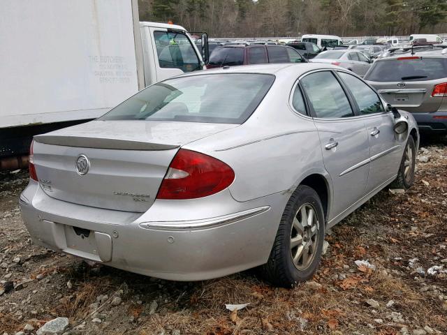 2G4WD562251325809 - 2005 BUICK LACROSSE C SILVER photo 4