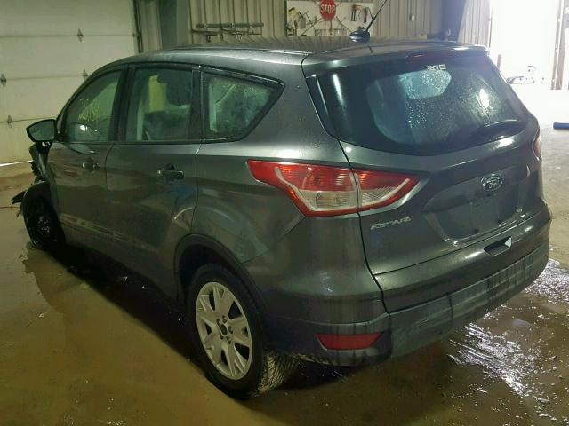 1FMCU0F72GUC37464 - 2016 FORD ESCAPE S GRAY photo 3