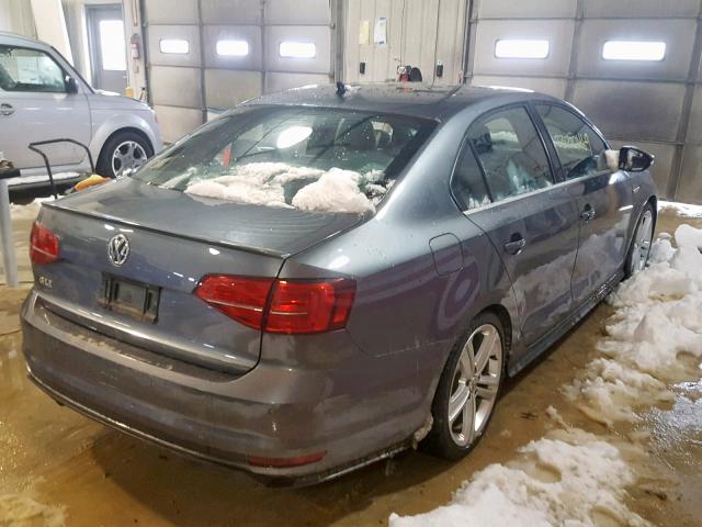 3VW4T7AJ0GM344666 - 2016 VOLKSWAGEN JETTA GLI GRAY photo 4