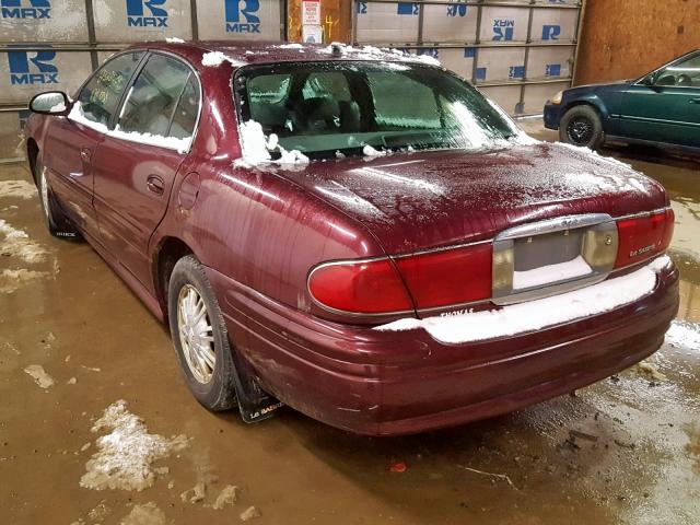 1G4HP52K94U200976 - 2004 BUICK LESABRE CU BURGUNDY photo 3