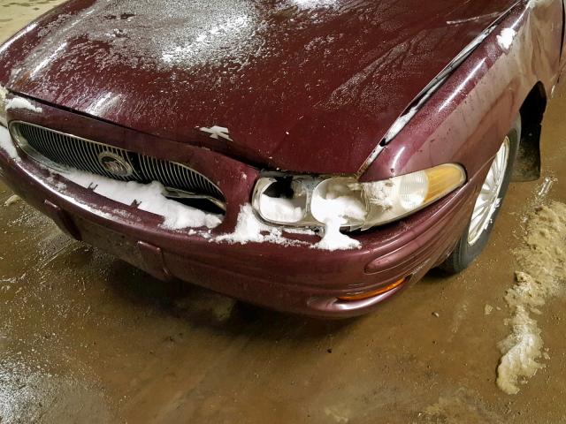 1G4HP52K94U200976 - 2004 BUICK LESABRE CU BURGUNDY photo 9