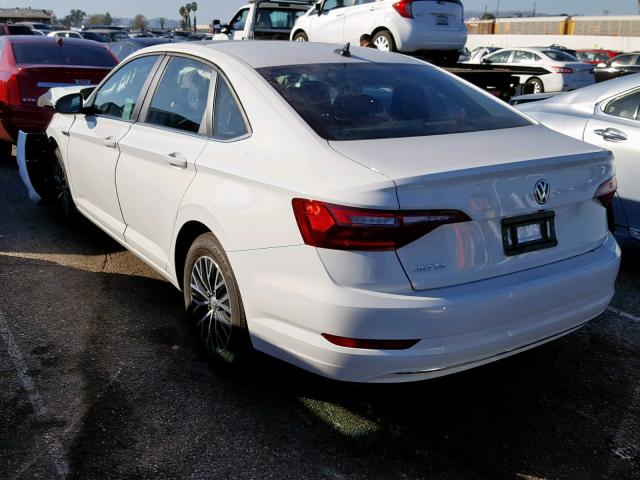 3VWE57BU9KM075423 - 2019 VOLKSWAGEN JETTA SEL WHITE photo 3