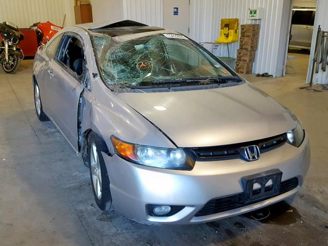 2HGFG12948H512103 - 2008 HONDA CIVIC EXL SILVER photo 1