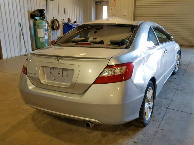 2HGFG12948H512103 - 2008 HONDA CIVIC EXL SILVER photo 4