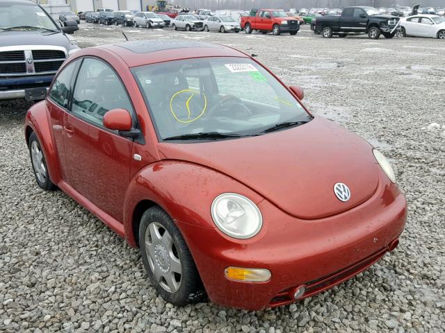 3VWDD21C5YM501949 - 2000 VOLKSWAGEN NEW BEETLE Qırmızı foto 1