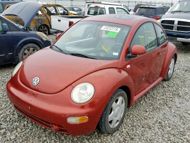 3VWDD21C5YM501949 - 2000 VOLKSWAGEN NEW BEETLE Qırmızı foto 2