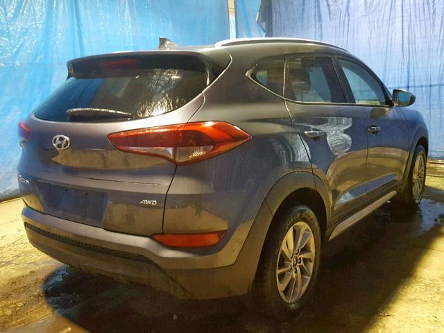 KM8J3CA45JU637826 - 2018 HYUNDAI TUCSON LIM GRAY photo 4