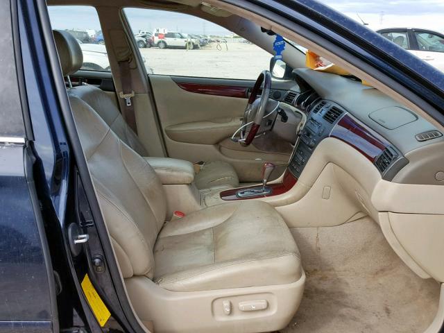 JTHBA30G140002008 - 2004 LEXUS ES 330 BLUE photo 5