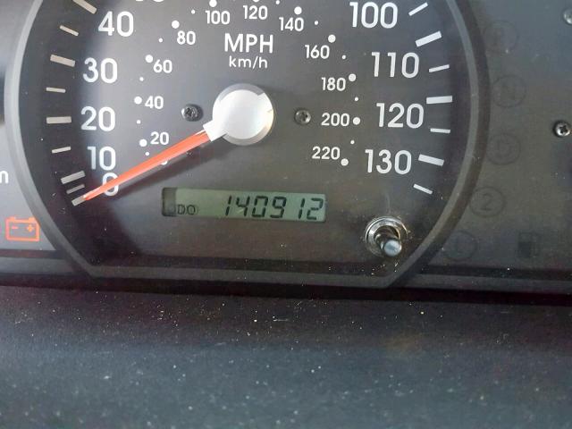 KNDJD733745306127 - 2004 KIA SORENTO EX RED photo 8