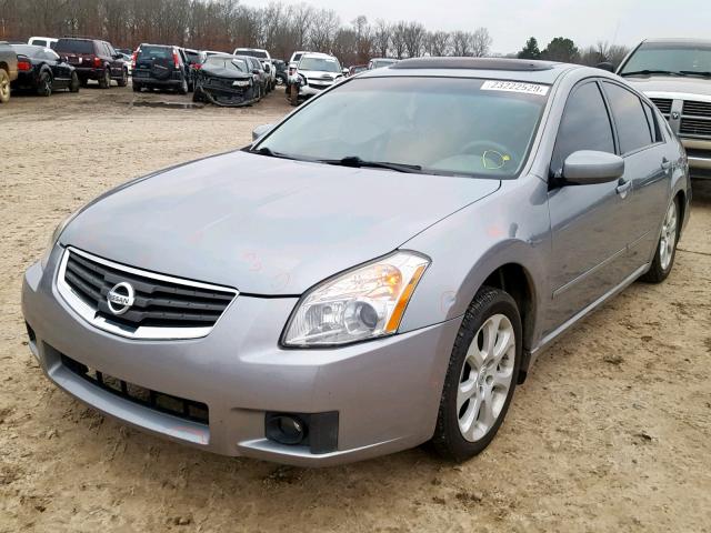 1N4BA41E07C859756 - 2007 NISSAN MAXIMA SE GRAY photo 2