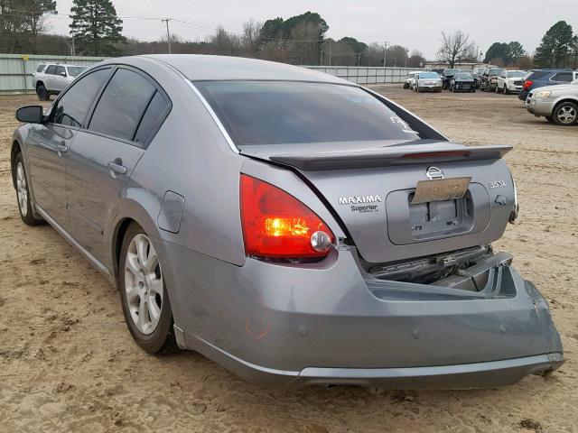 1N4BA41E07C859756 - 2007 NISSAN MAXIMA SE GRAY photo 3