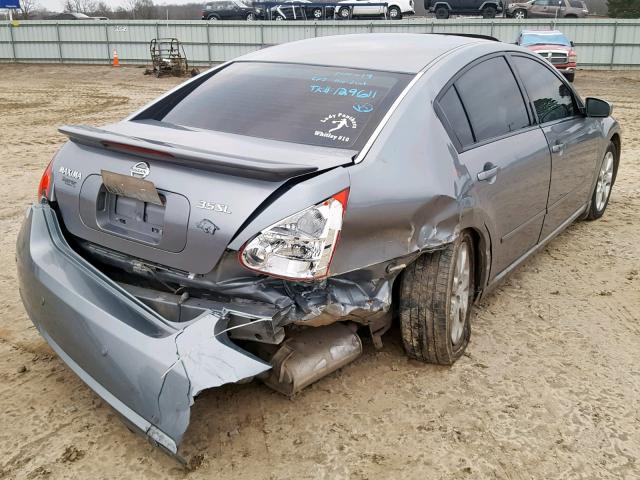 1N4BA41E07C859756 - 2007 NISSAN MAXIMA SE GRAY photo 4