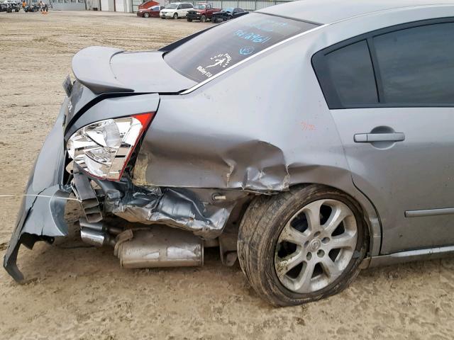 1N4BA41E07C859756 - 2007 NISSAN MAXIMA SE GRAY photo 9