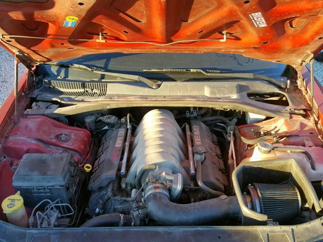 2C3LA73W38H163658 - 2008 CHRYSLER 300C SRT-8 RED photo 7