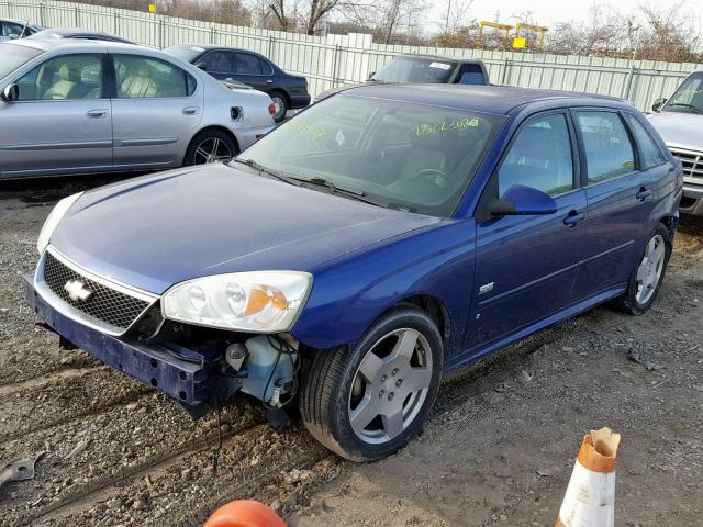 1G1ZW631X6F149978 - 2006 CHEVROLET MALIBU MAX BLUE photo 2