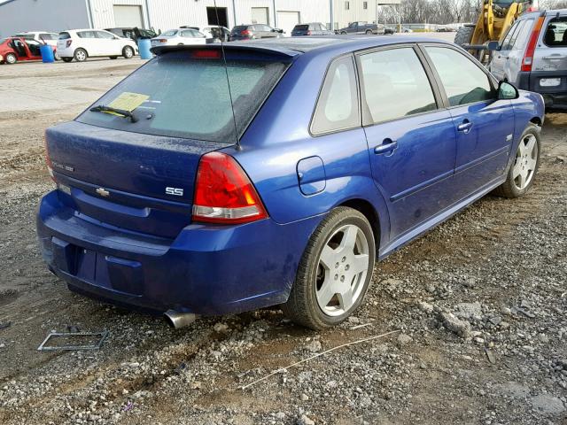 1G1ZW631X6F149978 - 2006 CHEVROLET MALIBU MAX BLUE photo 4