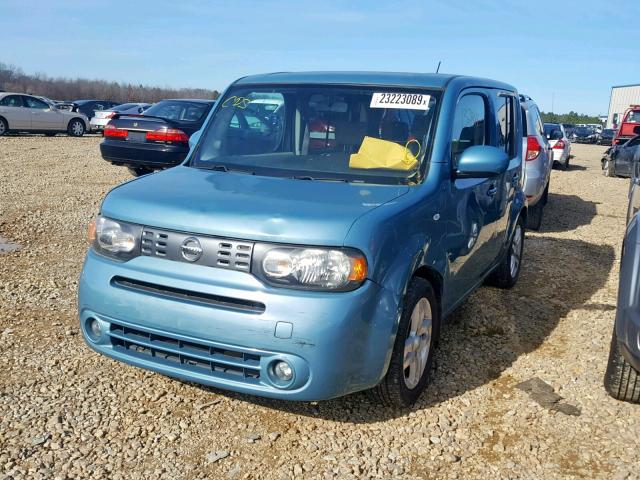 JN8AZ2KR3AT152831 - 2010 NISSAN CUBE BASE BLUE photo 2