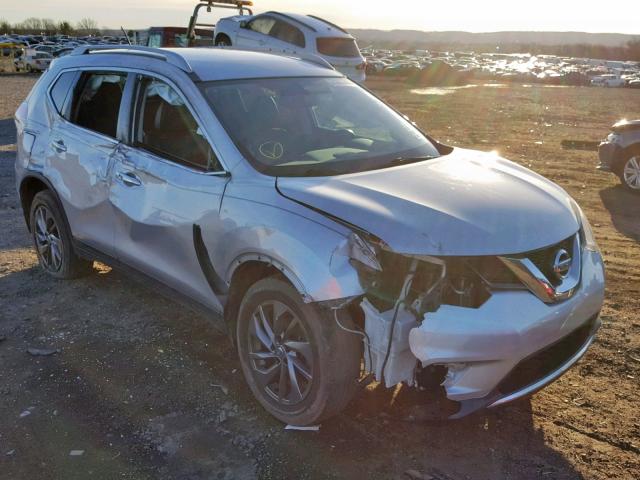 KNMAT2MV2GP705008 - 2016 NISSAN ROGUE S SILVER photo 1