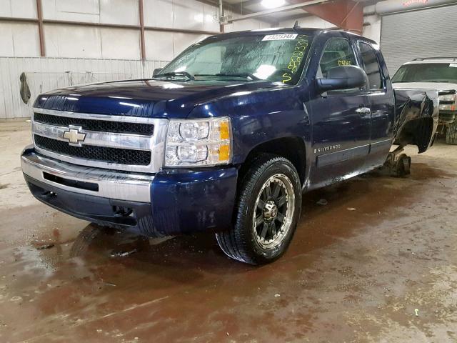 2GCEK290X91114670 - 2009 CHEVROLET SILVERADO ლურჯი ფოტო 2