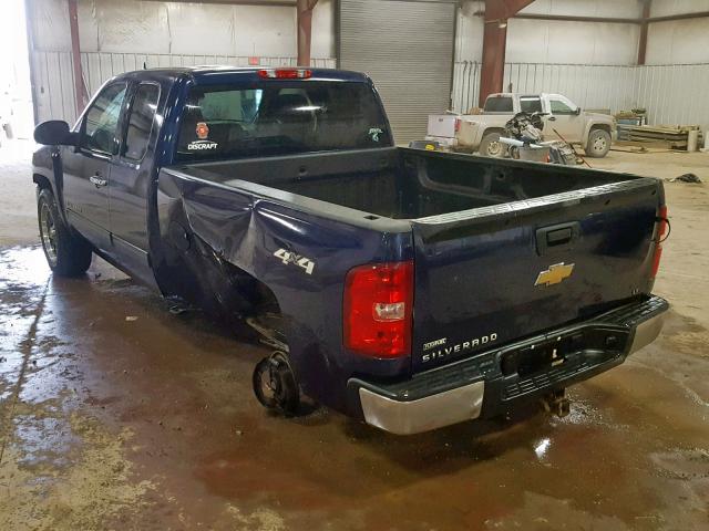 2GCEK290X91114670 - 2009 CHEVROLET SILVERADO ლურჯი ფოტო 3