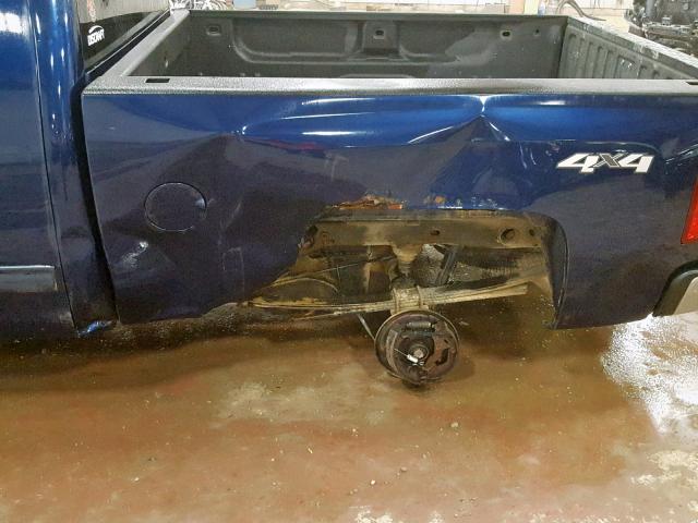 2GCEK290X91114670 - 2009 CHEVROLET SILVERADO ლურჯი ფოტო 9