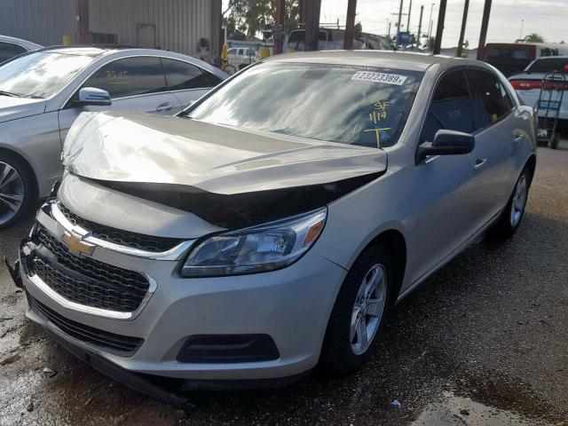 1G11B5SL1FF159708 - 2015 CHEVROLET MALIBU LS GOLD photo 2