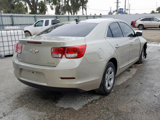 1G11B5SL1FF159708 - 2015 CHEVROLET MALIBU LS GOLD photo 4