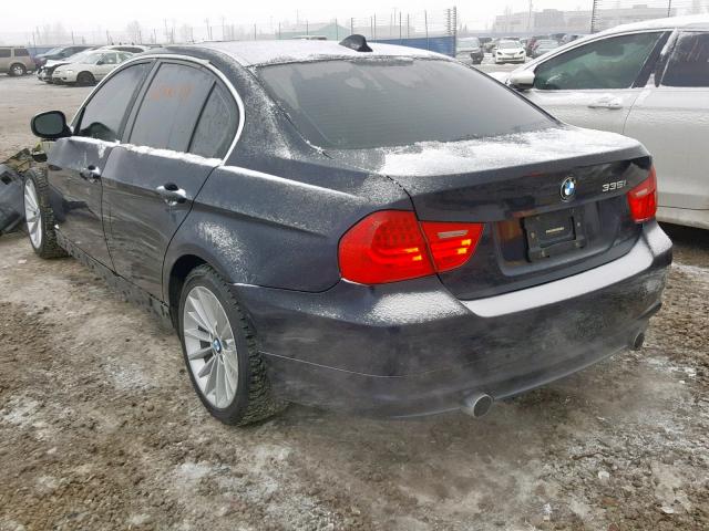 WBAPL3C58AA407538 - 2010 BMW 335 XI BLUE photo 3