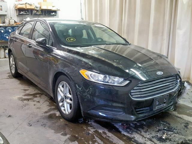 3FA6P0H71GR150562 - 2016 FORD FUSION SE BLACK photo 1