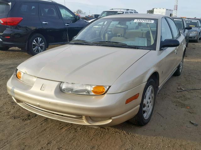 1G8ZK54791Z248289 - 2001 SATURN SL2 GOLD photo 2