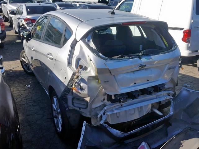 3FADP4EJ3GM170422 - 2016 FORD FIESTA SE SILVER photo 3