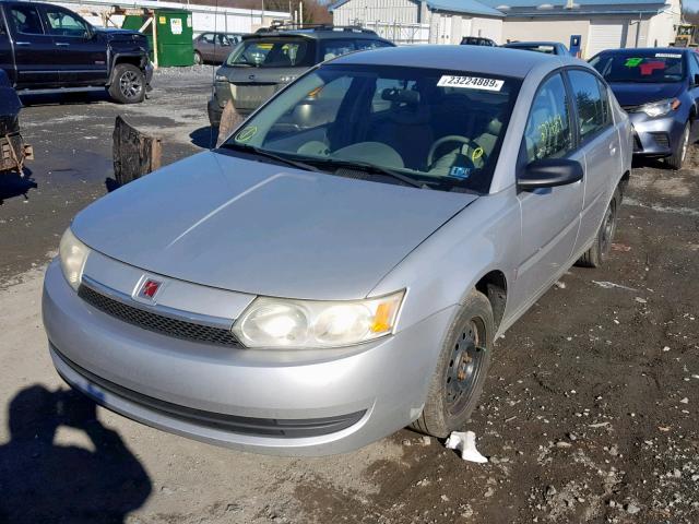 1G8AZ52F73Z114838 - 2003 SATURN ION LEVEL SILVER photo 2