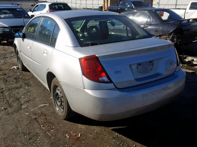 1G8AZ52F73Z114838 - 2003 SATURN ION LEVEL SILVER photo 3
