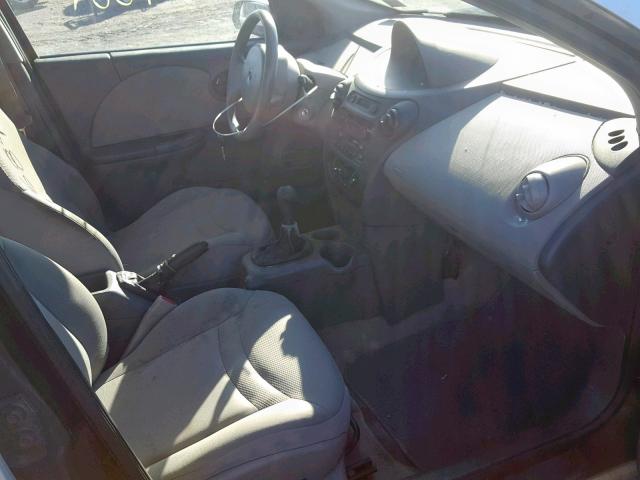 1G8AZ52F73Z114838 - 2003 SATURN ION LEVEL SILVER photo 5