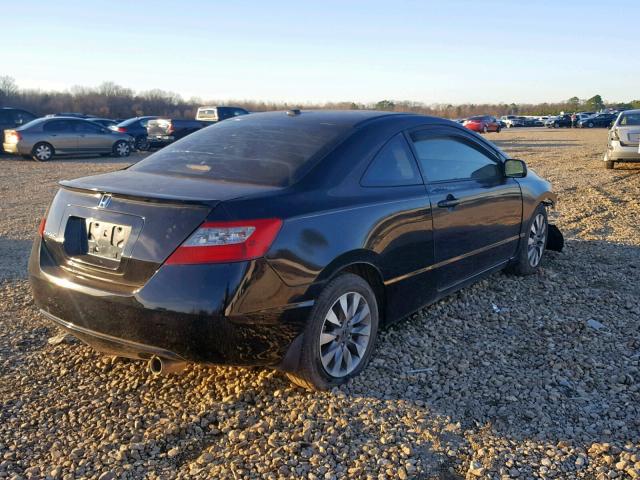 2HGFG12899H504975 - 2009 HONDA CIVIC EX BLACK photo 4