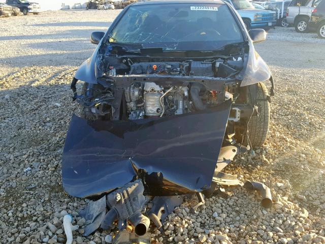 2HGFG12899H504975 - 2009 HONDA CIVIC EX BLACK photo 9