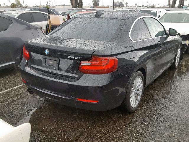 WBA1F9C57GV546660 - 2016 BMW 228 I BLACK photo 4