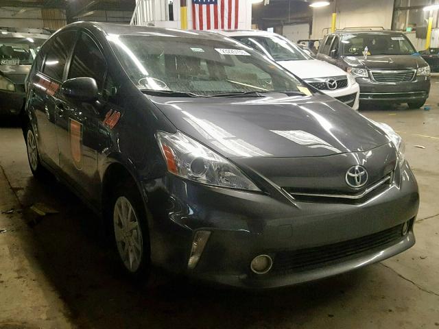 JTDZN3EU5D3273333 - 2013 TOYOTA PRIUS V GRAY photo 1