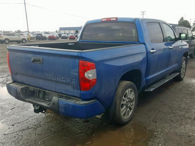 5TFAW5F18GX499132 - 2016 TOYOTA TUNDRA CRE 蓝色 照片 4