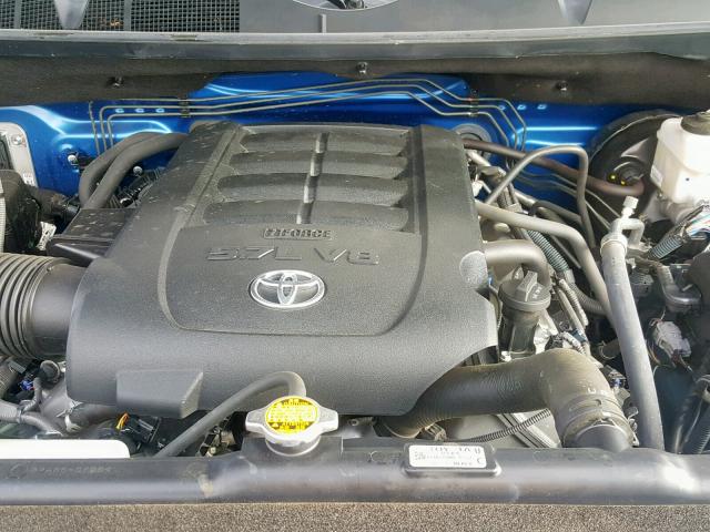 5TFAW5F18GX499132 - 2016 TOYOTA TUNDRA CRE 蓝色 照片 7