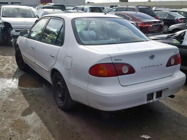 1NXBR12E91Z529577 - 2001 TOYOTA COROLLA CE თეთრი ფოტო 3