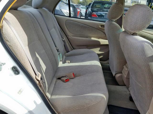 1NXBR12E91Z529577 - 2001 TOYOTA COROLLA CE თეთრი ფოტო 6