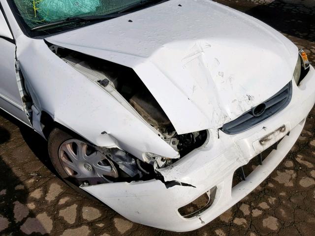 1NXBR12E91Z529577 - 2001 TOYOTA COROLLA CE თეთრი ფოტო 9