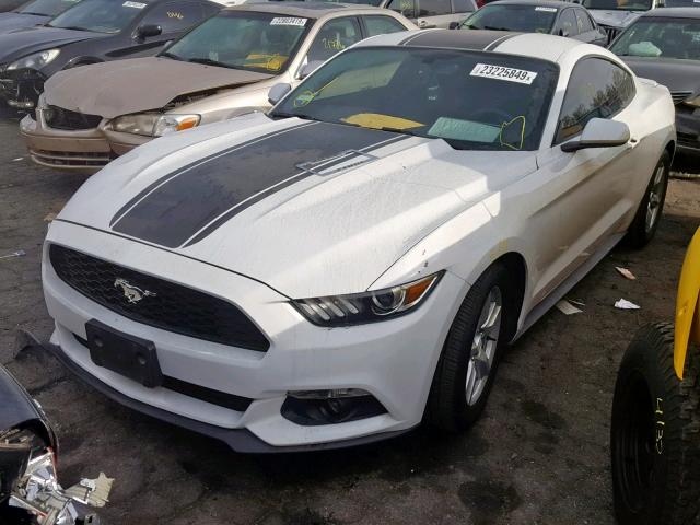 1FA6P8TH2F5404005 - 2015 FORD MUSTANG TWO TONE photo 2